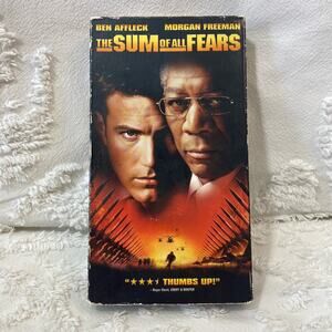 VTG THE SUM OF ALL FEARS VHS Tape hi-fi Stereo Dolby Surround ISBN 0792187652